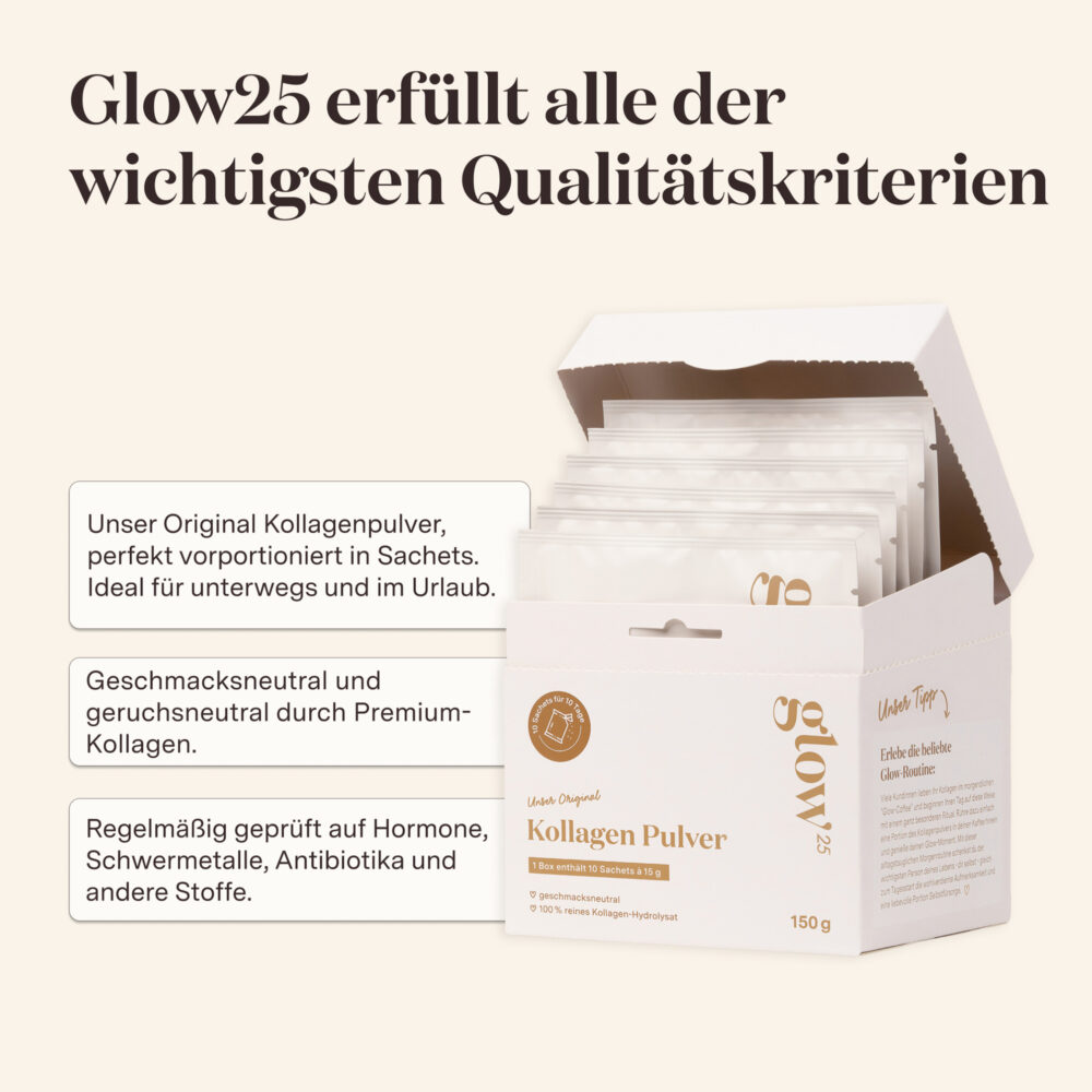 Glow25 Kollagen Sachets – Bild 4